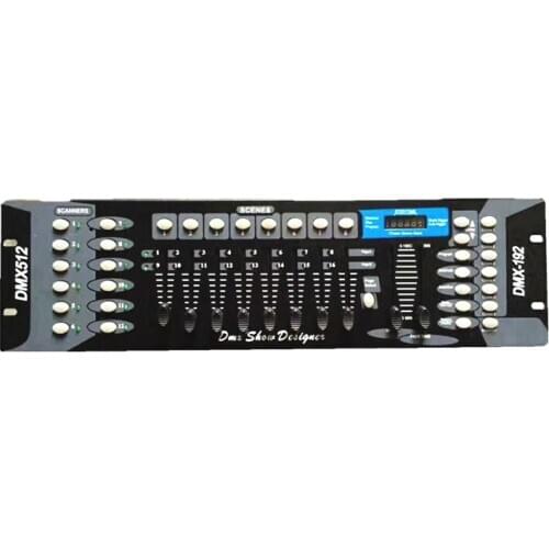 Fast shipping high quality 192 dmx controller dj light console for mini led moving heads par laser dmx512 lights