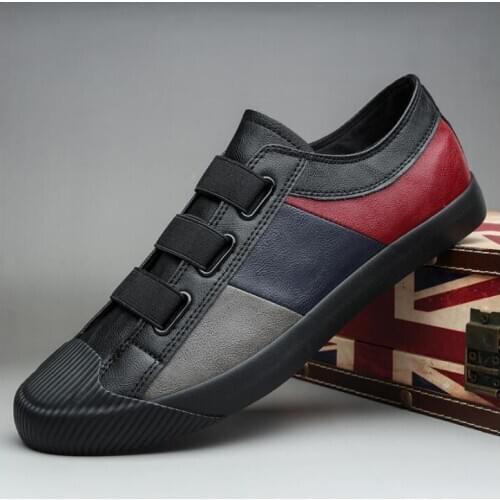 Male casual loafers driving flats shoes spring new hot fashion men leather slip-on casual shoes A21-81