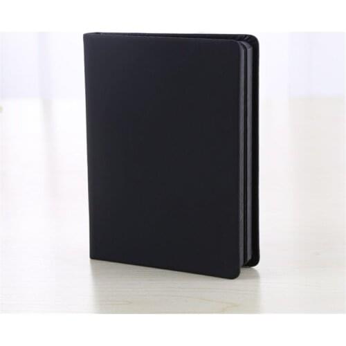 All Black Paper Blank Inner Page Portable Small Pocket Notebook Sketchbook Stationery Gift Hardcover Notepad A5 A6 SIZE
