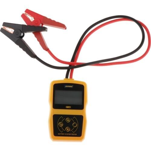 Battery Tester, 12V 100-2400 CCA Automotive Load Battery Tester Diagnostic Analyzer for Cars/Boat/Trucks