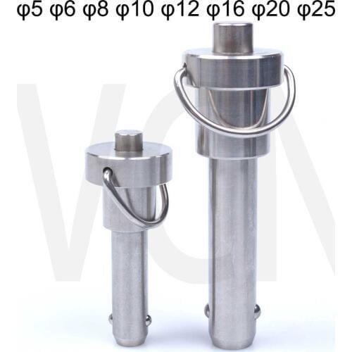 VCN112 BLPR Ball lock pins /Stianless steel quick release pins with Ring Handle / DIA 5/6/8/10/12/16/20 ,LGTH 10 to 100mm pins