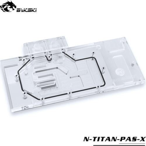 Bykski Water Block use for NVIDIA GTX TITAN XP/X-Pascal/ GTX1070/1080/1080TI Founder / Reference Edition / Full Cover Block RGB