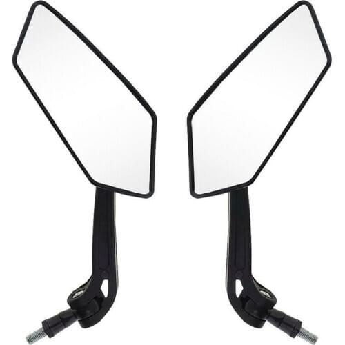 Hot 2pcs Motorcycle Mirror Rearview Universal Back Side E-Bike Stylish Design Modified Plated Mirrors Motorbike Accessories