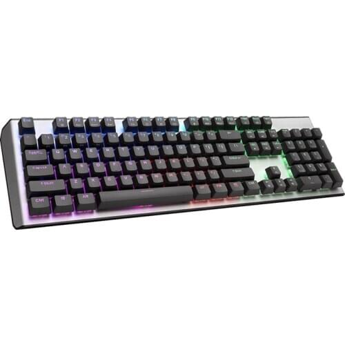 Cooler Master CK551, RGB lighting effects, cherry MX Blue switch, 104-key gaming mechanical keyboard