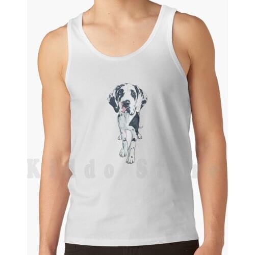 Dalmatian tank tops vest 100% Cotton Pet Dog Happy 101 Dalmatians Cruela Devil