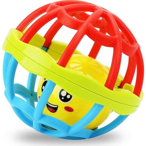 Baby Rattling Hammer Soft Plastic Infant Hand Bell Fitness Ball Rattles Cartoon Childrens Exercise Toys Early Education Toys