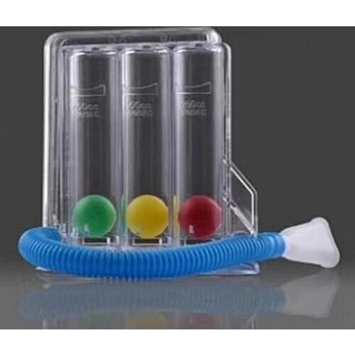 3 Balls Breathing Exerciser Lung Function Improvement Trainer Respiratory Spirometry Breath Measurement System