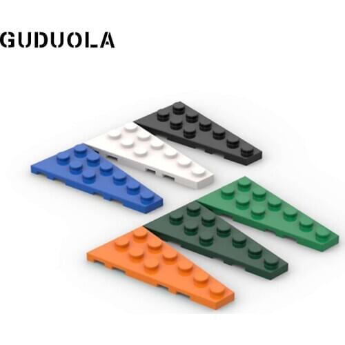 Guduola Right Plate 3 x 6 with Angle 54383 Spcial Brick Techinic MOC Build Small Praticle Blocks 25pcs/lot