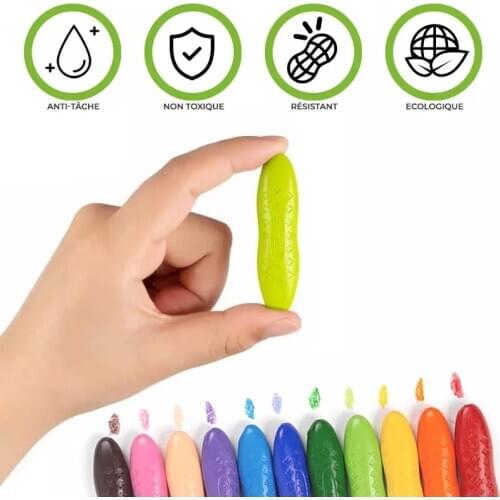 Macaron Peanut Crayons Markers Not Dirty Hand Washable Child Stall Toy Painting Marker Creative Stationery Artist Manga Crayons