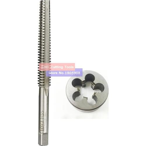 2PCS HSS Right hand Trapezoidal thread tap and Die set Tr8 Tr10 Tr12 Tr14 Tr16 Tr18 Tr20 Metric screw taps dies T8 T10 T12 T14