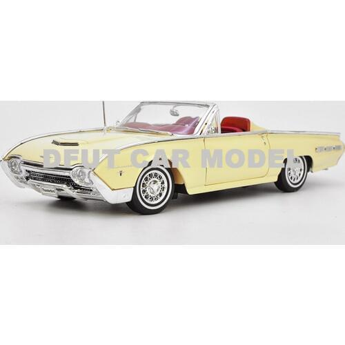 1:18 Alloy Toy Tbird 1962 Travel Edition Car Model Of Childrens Toy Cars Original Authorized Authentic Kids Toys