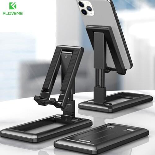 Floveme Desk Mobile Phone Holder Stand For iPhone iPad Xiaomi Adjustable Desktop Tablet Holder Universal Table Cell Phone Stand