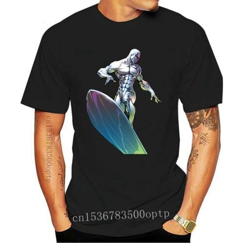 New Silver Surfer Black T Shirt