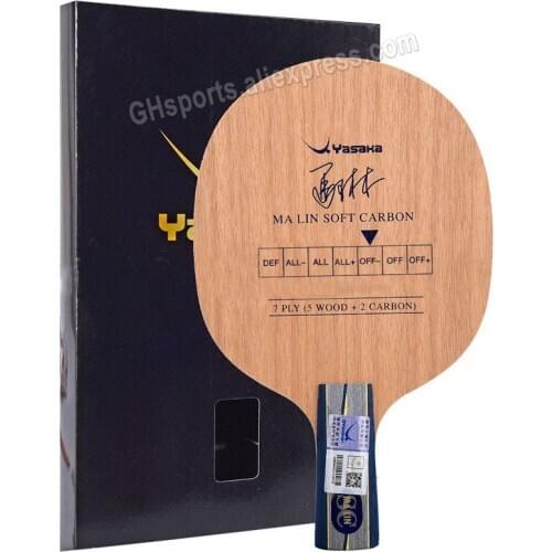 YASAKA MA LIN SOFT CARBON (5+2 CARBON, OFF-) Table Tennis Blade Racket Original YASAKA YSC Ping Pong Bat Paddle