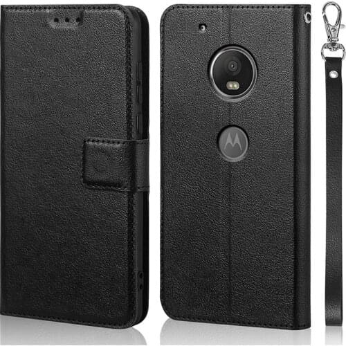 Luxury Flip Case for Motorola Moto G5 Plus Cedric XT1670 XT1671 XT1675 Original Book Design Leather Phone Coque Wallet Capa