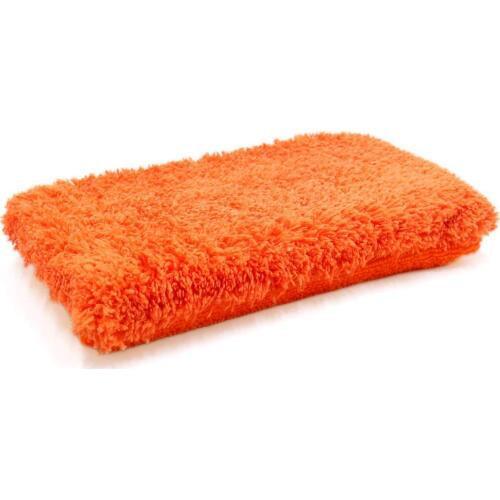 Uxcell Microfiber Chenille Car Wash Brush Sponge Pad Cleaning Polishing Tool Orange