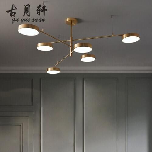 Nordic iron copper christmas balls chandeliers ceiling modern led chandelier nordic decoration home hanglampen lamparas de techo