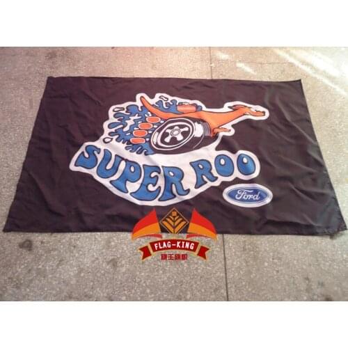 Super roo flag ,Ford banner 100% polyster 90*150 CM flag