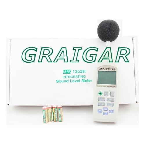 TES-1353H Integrating Sound Level Meter(USB) SPL,Leq,SEL,MaxL,MinL