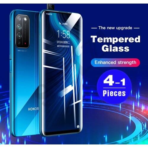 1-4Pcs for Honor X10 Max Play 5 5T Youth 4 4T pro 3 3E 9X lite 9A 9C 9N 9i phone screen protector Tempered glass protective film