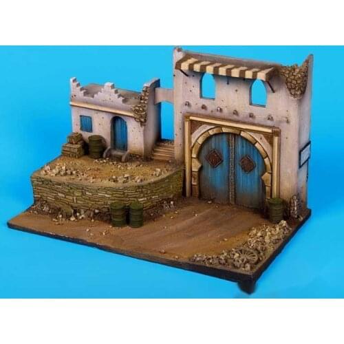 1/72 resin die-casting scene layout props gray model on-site housing construction platform free shipping