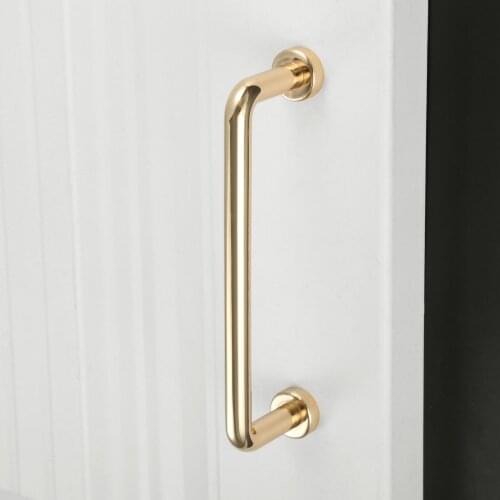 1pc Kitchen Cupboard Wardrobe Door Pulls Drawer Knobs 96/128mm European Cabinet Furniture Handles Cabinet Hardware W/Screw