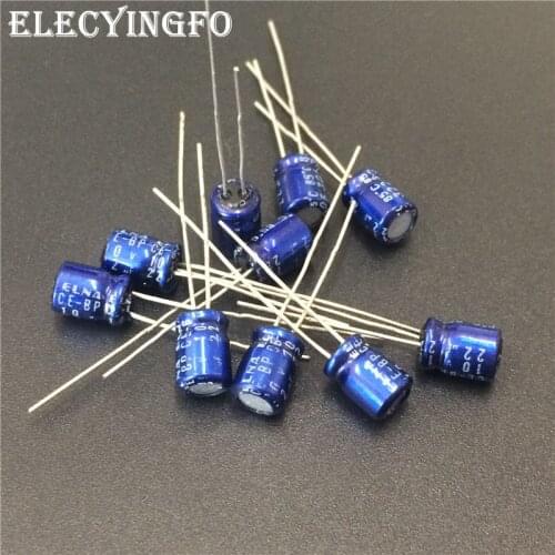 10pcs 22uF 10V22uf ELNA CE-BP 5x7mm 10V22uF Bipolar Audio Capacitor