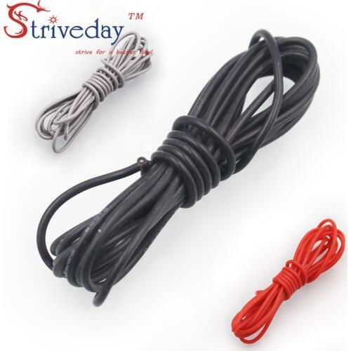 11AWG Flexible Silicone Wire RC Cable 11AWG 750/0.08TS Outer Diameter 5.0mm 3.7mm Square Model Airplane Wire Electrical Wires