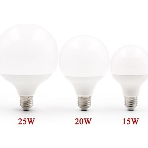 220V Led Bulb Lamp E27 lampada led light 15W 20W 25W SMD 2835SMD bombillas led G95 Energy Saving