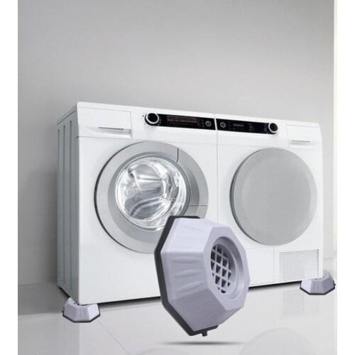 4Pcs Anti Vibration Feet Pads Washing Machine Rubber Mat Anti-Vibration Pad Dryer Universal Fixed Non-Slip Pad Household Gasket