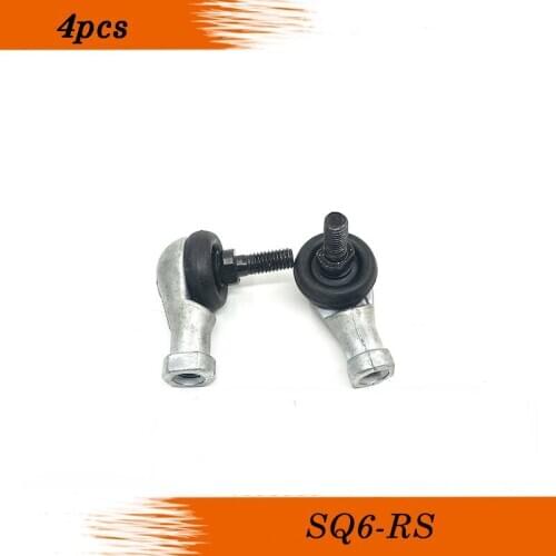 Free Shipping 4pcs SQ6-RS SQ6 RS 6mm Ball Joint Rod End Right Hand Tie Rod Ends Bearing SQ6RS