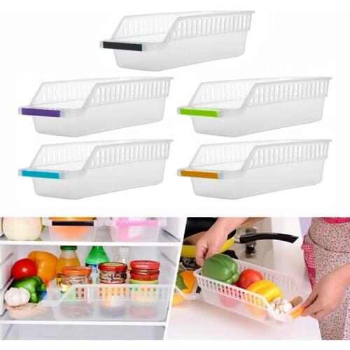 5 Pcs Plastic Fridge Organizer Storage Box Set Box Drawer Kitchen