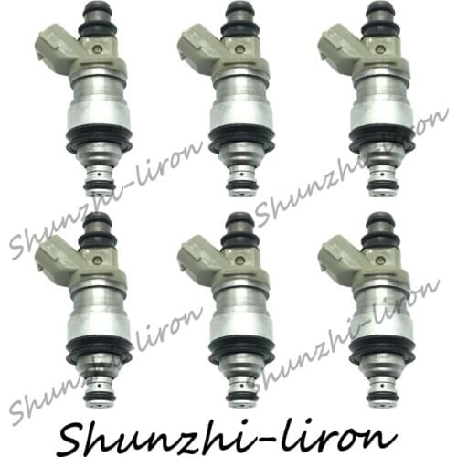 6pcs Fuel Injector Nozzle for Toyota 4Runner Tacoma T100 Camry Lexus ES300 3.0L 3.4L V6 23250-62030 2325062030 23209-62030