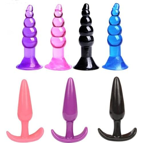 Anus Massage Smooth Bead Butt Plug Adult Sex Toys Vibrator G Spot Anus Plug Stimulator Adult Sex Product Orgasm Butt Piug