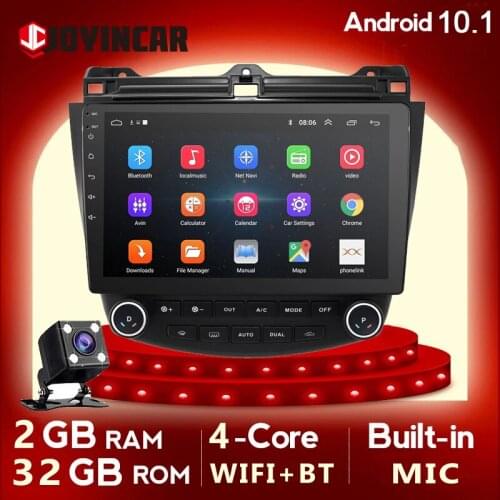 JOYINCAR Car Radio For Honda Accord 7 2003 2004 2005 2006 2007 2 din Android Autoradio Multimedia Stereo GPS Navigation MP5 Play