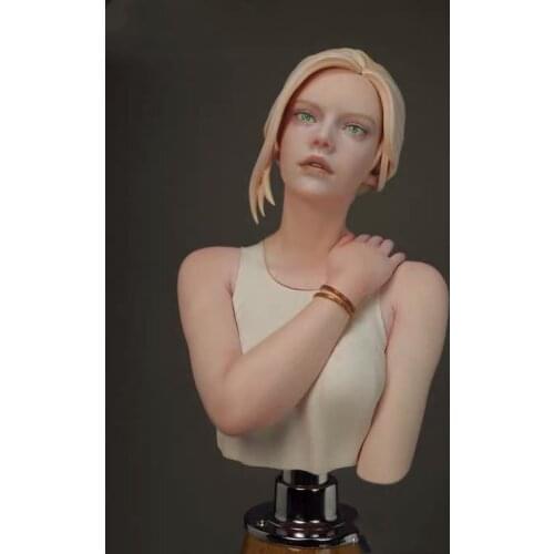 1/10Resin Model Bust GK，European girl，Unassembled and unpainted kit
