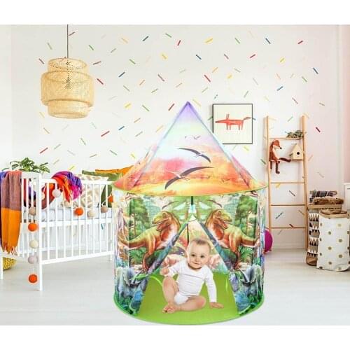 Dinosaur World Baby Childrens Play House Tent For Kids Fun Toys Tents Indoor Outdoor Foldable Tent Child Gift
