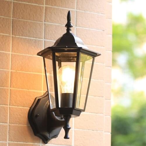 Wall Lamp LED 110V/220V Aluminum Base 6W European Outdoor Wall Lights Waterproof Soft Lamps for Garden Decoration Living Room