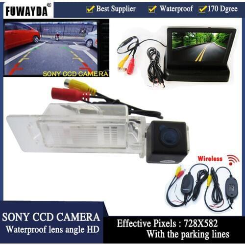 Parking Sensor High Resolution Color Car Rear View Mirror Monitor SONY CCD Camera Parking Assist for KIA K5 Optima 2010 2011