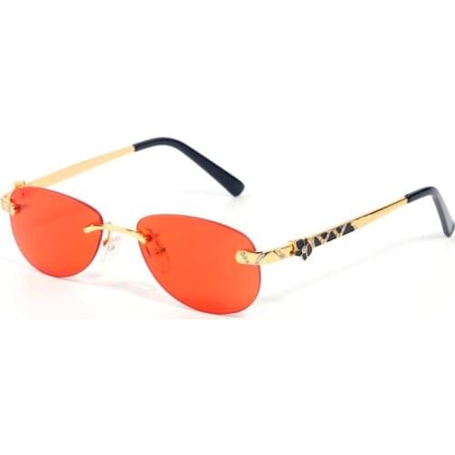 Pawes New Women Rimless Glasses Frame Heart Sunglasses Men Optical Myopia Clear Spectacles Frames