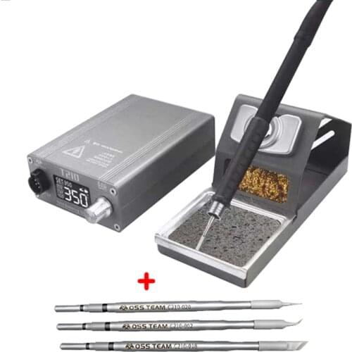 OSS T210 75W Soldering Station LED Display Auto Sleep 2S Rapid Heating Melting Tin Phone Repair Welding Tool
