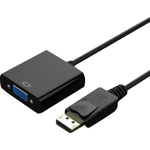 DP Display Port Male to VGA Female Converter Adapter Cable For PC Laptop VGA Adapter Cable Converter