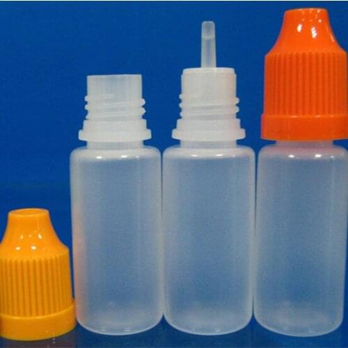 PE 10 ML 2500 Plastic Dropper Bottle With Childproof Cap& Tip