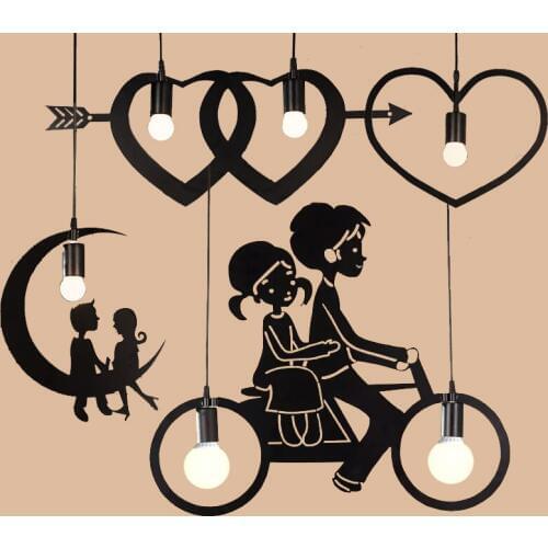 Pendant Lamp Modern Creative Personality Pendant Light Bedroom Restaurant Lights Art Hall Living Room Hanging Lamps for Kitchen