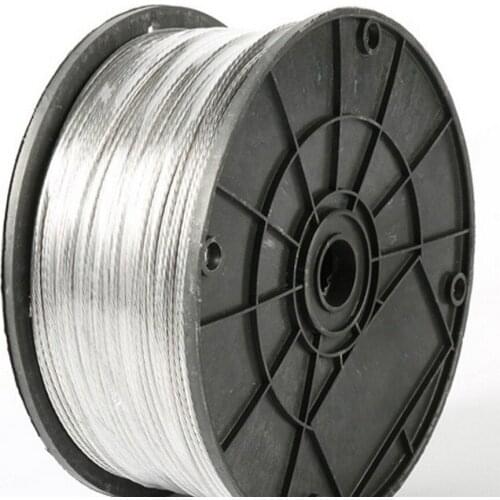 100M Electronic Fence Wire 2.0mm Aluminum Magnesium Alloy Wire for Horse Animal Pulse Electronic Fence Garden Tool Accessories