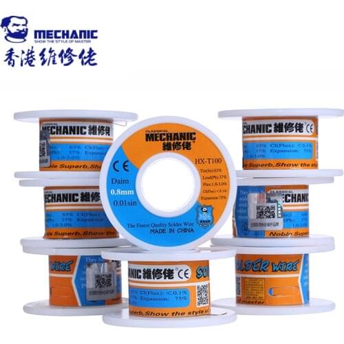 Mechanic 0.8mm Rosin Core Solder Wire Low Melting Point Soldering Tin For BGA PCB Welding Tools
