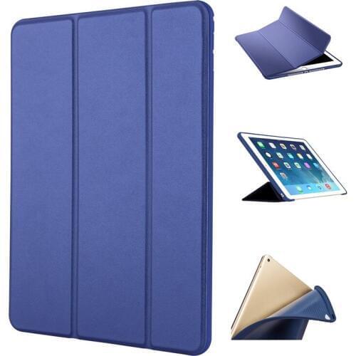For Apple iPad Air 3 10.5 2019 / Pro 10.5 2017Silicone Soft Back PU Leather Sleep Wakup Smart Cover Case A2152 A2123 A2153 A2154