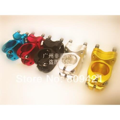 Whole Sale 50pcs/lot Fixed Gear Bicycle Stem mountain bike stem 25.4MM * 38MM Free Shipment