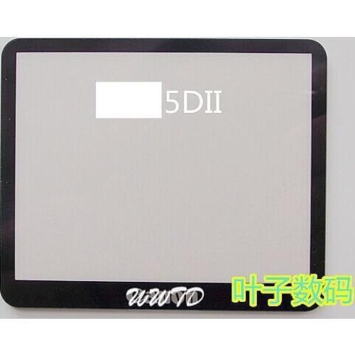 SLR camera replacement parts FOR 5D MARK II 5DII Backshell LCD external screen protective glass protective panel for Canon