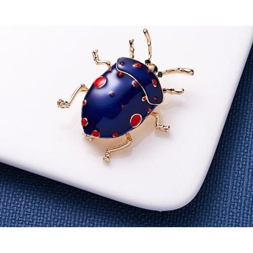 1pc 2020 New Fashion Creative Insect Badge Brooch Ornament Personality Metal Animal Chest Ornament Gift Crafts
